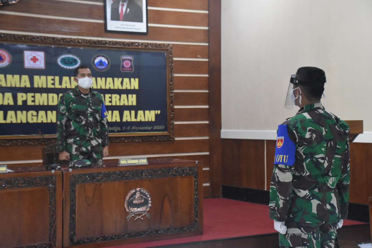 Kasrem 073/Makutarama Secara Resmi Buka Latihan Penanggulangan Bencana Alam Tahun 2020